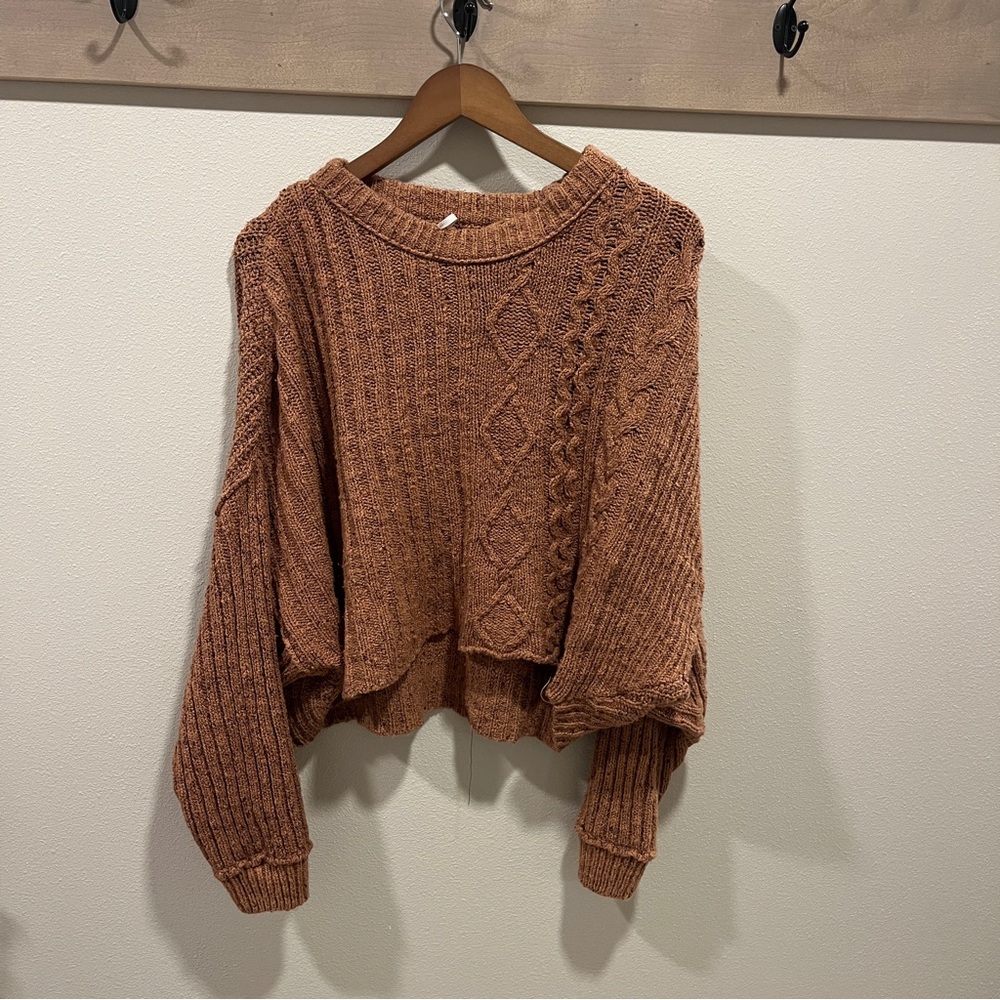 Free People Brown Sweater Size Large